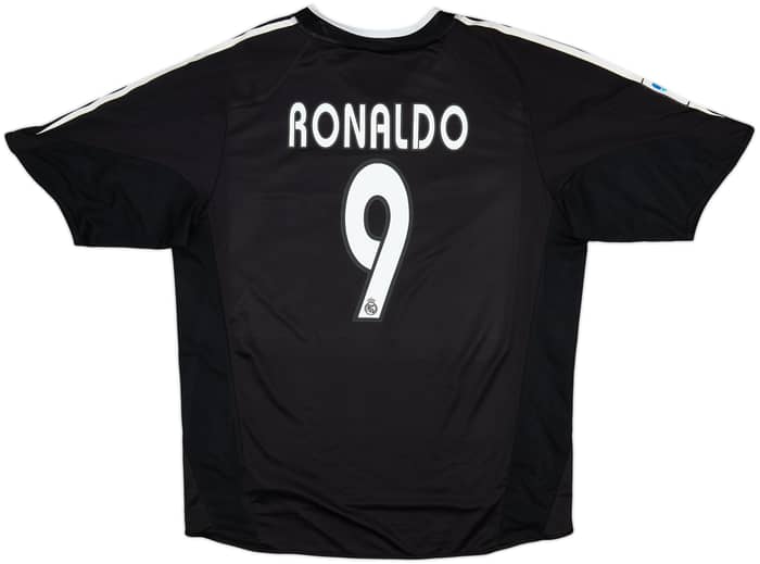 2004-05 Real Madrid Away Shirt Ronaldo #9 - 8/10 - (L)
