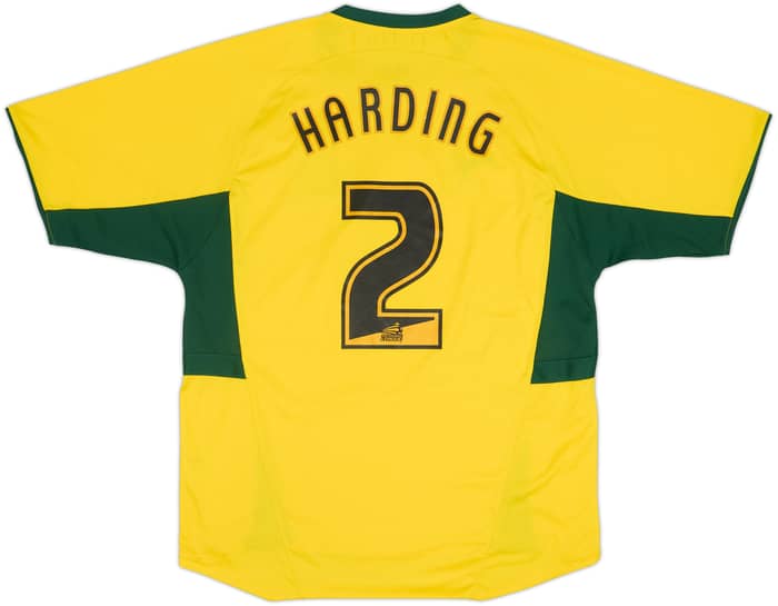 2007-08 Plymouth Argyle Away Shirt Harding #2 - 4/10 - (L)