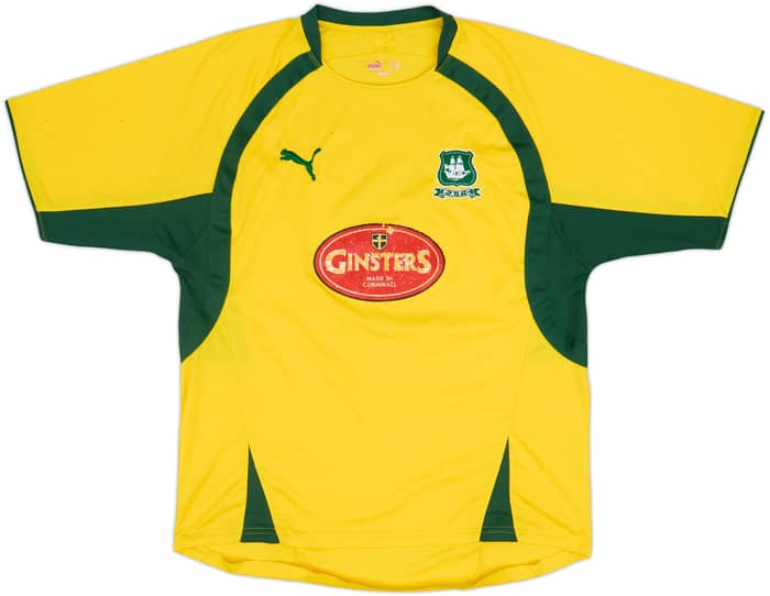 2007-08 Plymouth Argyle Away Shirt Harding #2 - 4/10 - (L)