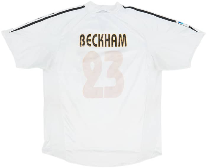 2004-05 Real Madrid Home Shirt Beckham #23 - 4/10 - (L)