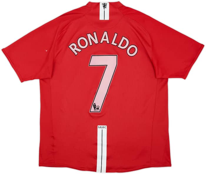 Camiseta de local del Manchester United 2008-09 Ronaldo #7 - 5/10 - (L)