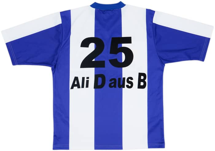 Camiseta básica de local del Hertha Berlin 1999-00 Ali Daus B #25 - 5/10 - (M)