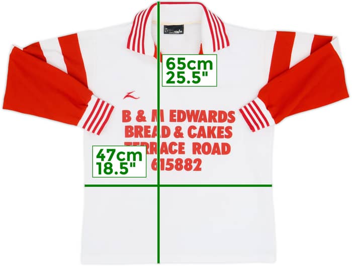 1980s Bukta Template L/S Shirt #7 - 7/10 - (S)