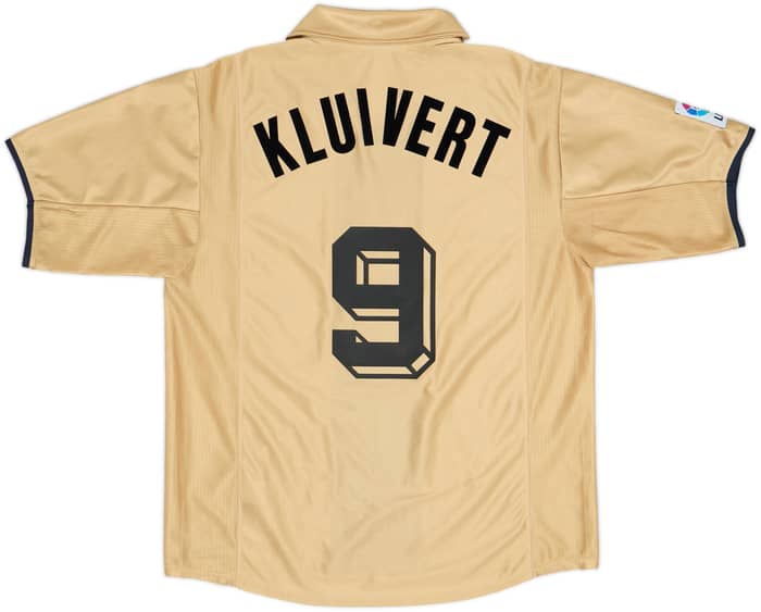 2001-03 Barcelona Away Shirt Kluivert #9 - 9/10 - (M)