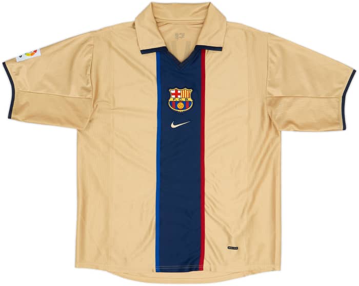 2001-03 Barcelona Away Shirt Kluivert #9 - 9/10 - (M)