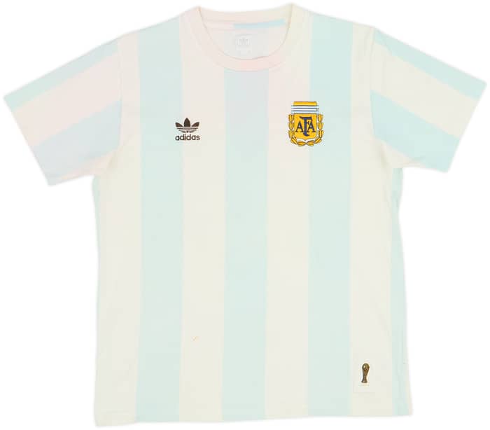 2005-06 Argentina adidas Originals Retro Tee Marchiori #10 - 4/10 - (S)