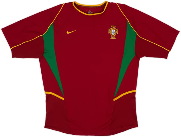2002-04 Portugal Camiseta Local Figo #7 - 5/10 - (M)