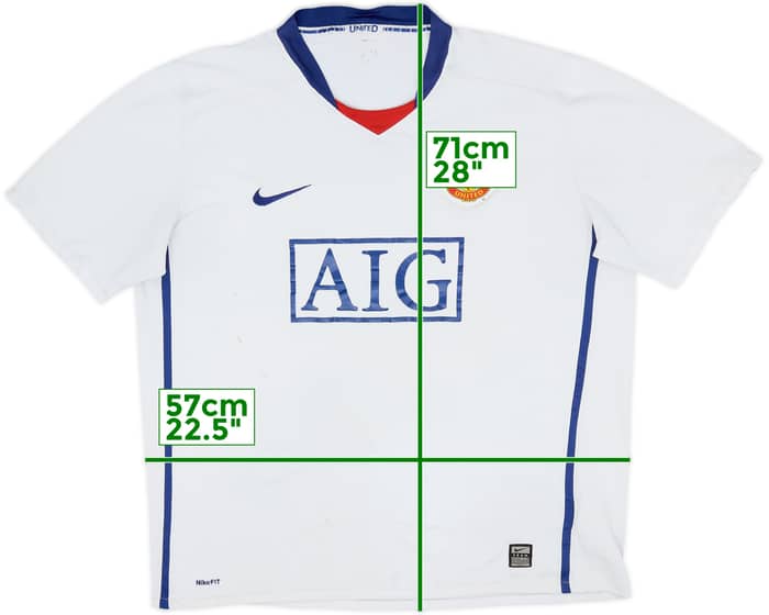 2008-10 Manchester United Away Shirt - 4/10 - (XL)