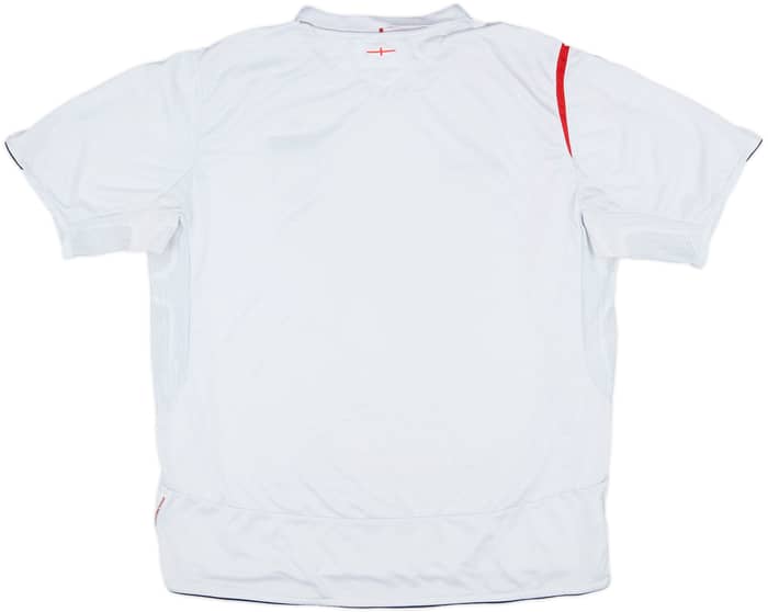 2005-07 England Home Shirt - 4/10 - (XL)