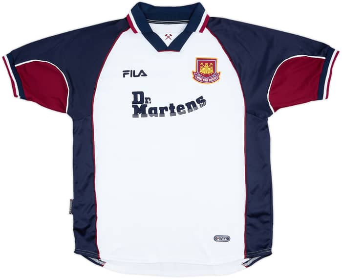 1999-01 Camiseta de visitante del West Ham Di Canio #10 - 8/10 - (XXL)