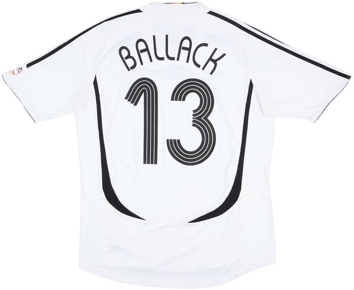 Camiseta de local de Alemania 2005-07 Ballack #13 - 5/10 - (L)