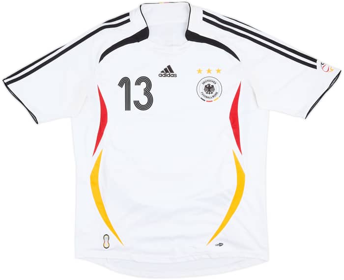 Camiseta de local de Alemania 2005-07 Ballack #13 - 5/10 - (L)