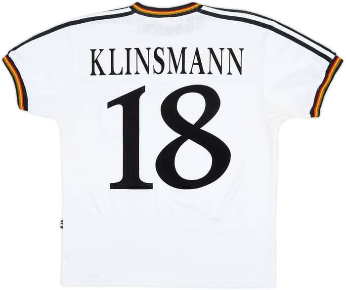 Camiseta de local de Alemania 1996-98 Klinsmann #18 - 6/10 - (M)