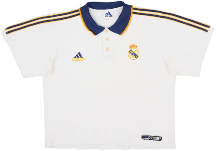 1998-00 Real Madrid adidas Polo Shirt - 4/10 - (M)