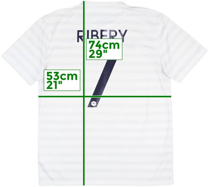 Camiseta de visitante de France 2014-15 Ribery #7 - 6/10 - (L)