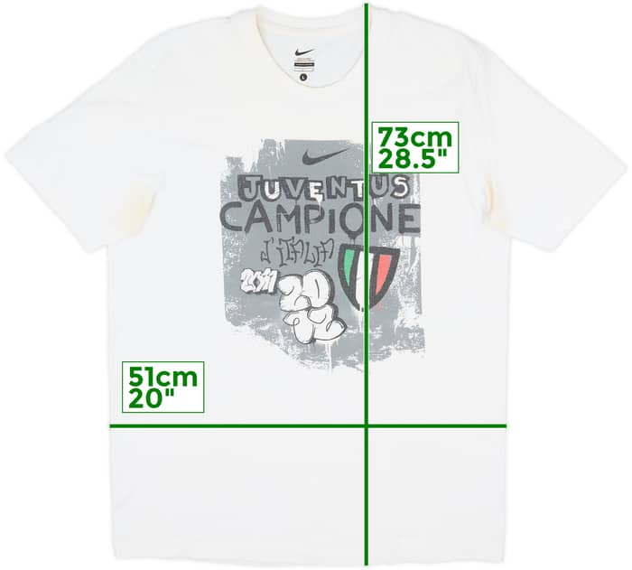 2011-12 Juventus Nike 'Campione' Graphic Tee - 4/10 - (L)