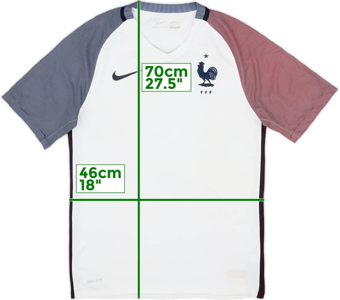 2016-17 France Away Shirt - 5/10 - (S)