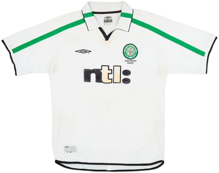 2001-02 Celtic 'Treble Winners' Away Shirt - 5/10 - (L)