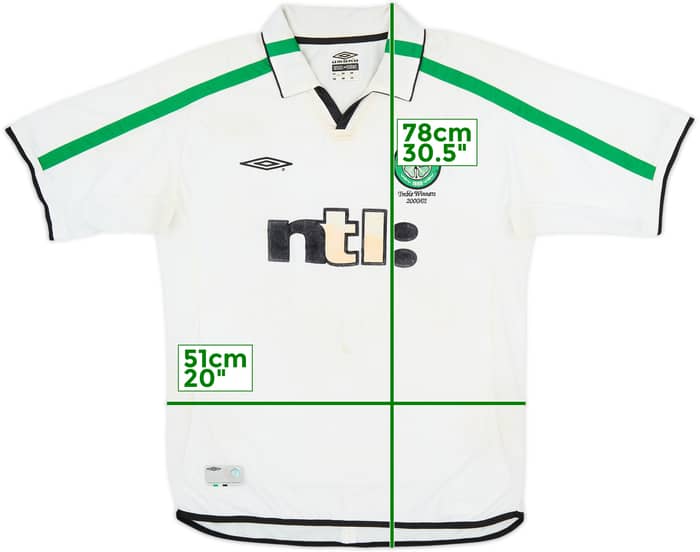 2001-02 Celtic 'Treble Winners' Away Shirt - 5/10 - (L)