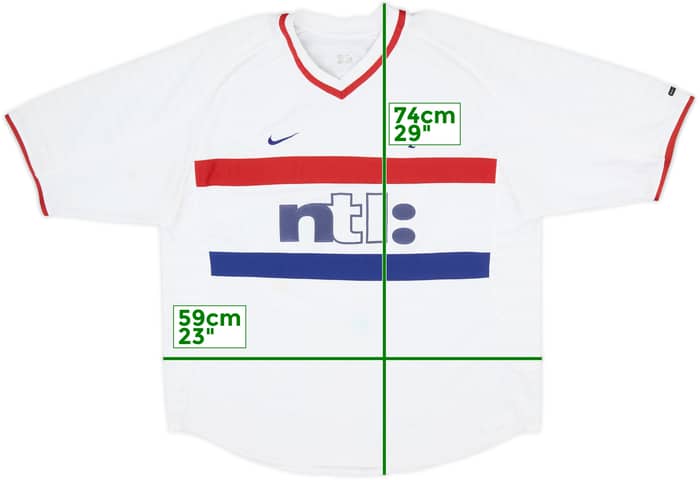 2000-01 Rangers Away Shirt - 4/10 - (XL)