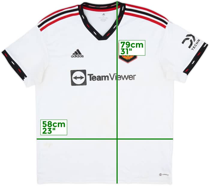 2022-23 Manchester United Away Shirt - 5/10 - (XL)