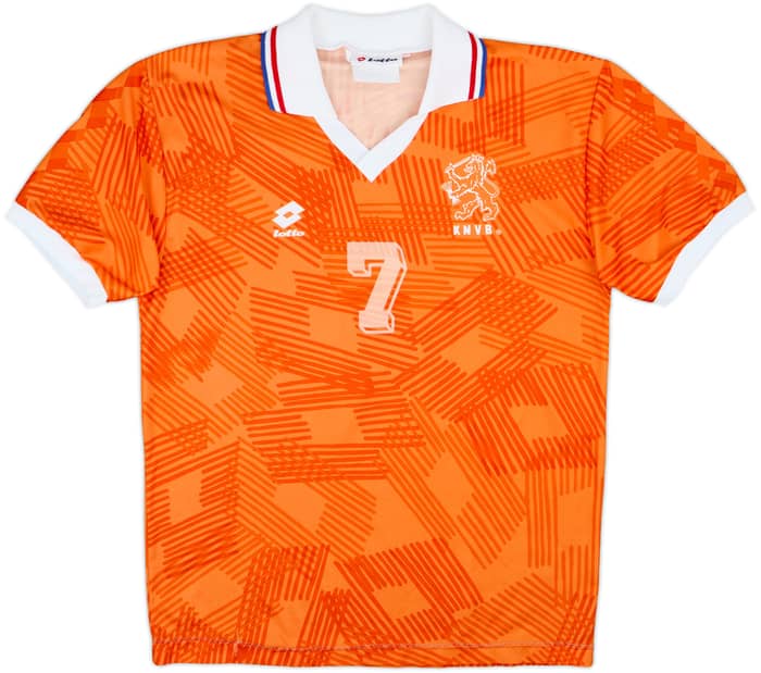 1992-94 Netherlands Home Shirt Overmas #7 - 4/10 - (M)
