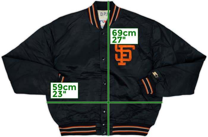 1980s San Francisco Giants Starter Satin Varsity Jacket - 6/10 - (L)