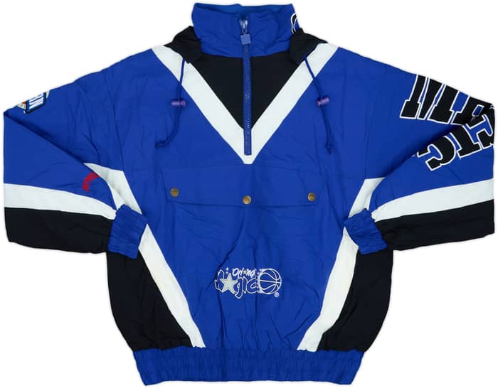 1990s Orlando Magic Nutmeg 1/2 Zip Rain Coat - 9/10 - (L)