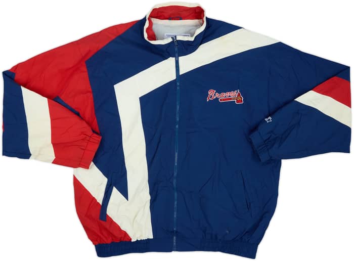 1990s Atlanta Braves Starter Full-Zip Windbreaker Jacket - 8/10 - (XL)