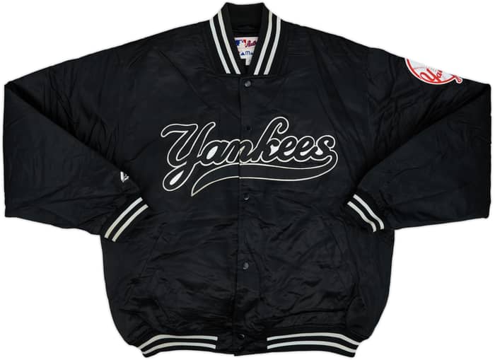 2000s New York Yankees Majestic Satin Varsity Jacket - 9/10 - (XL)