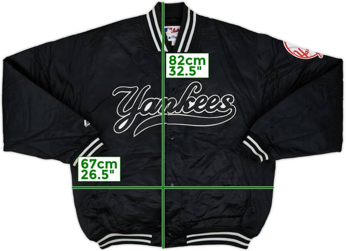 2000s New York Yankees Majestic Satin Varsity Jacket - 9/10 - (XL)