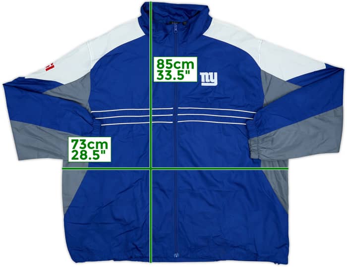 2010 New York Giants Reebok Rain Jacket - 9/10 - (XXL)