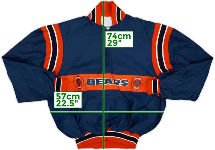 1990s Chicago Bears DeLong 1/4 Zip Jacket - 9/10 - (L)