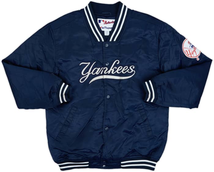 2000s New York Yankees Majestic Satin Varsity Jacket - 8/10 - (XL.Boys)