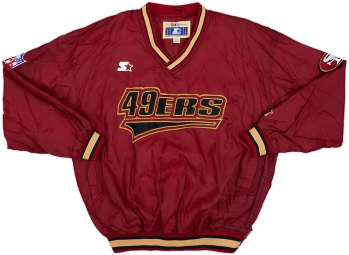 1996-99 San Francisco 49ers Starter Pullover Rain Jacket - 8/10 - (M)