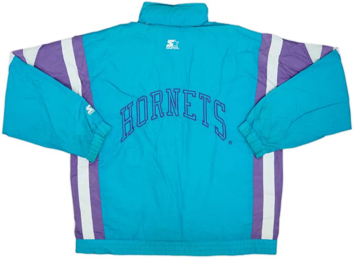 1990s Charlotte Hornets Starter Windbreaker Jacket - 8/10 - (L)