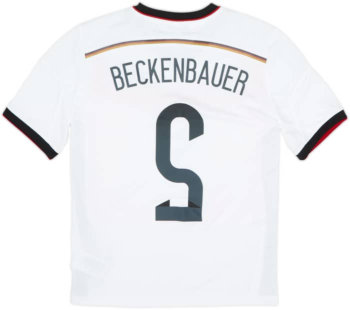2014-15 Germany Home Shirt Beckenbauer #5 (L.Boys)