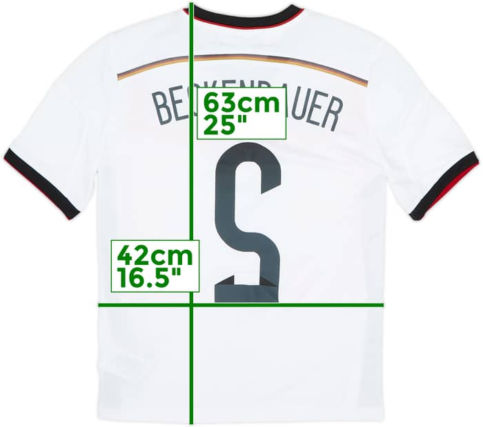 2014-15 Germany Home Shirt Beckenbauer #5 (L.Boys)