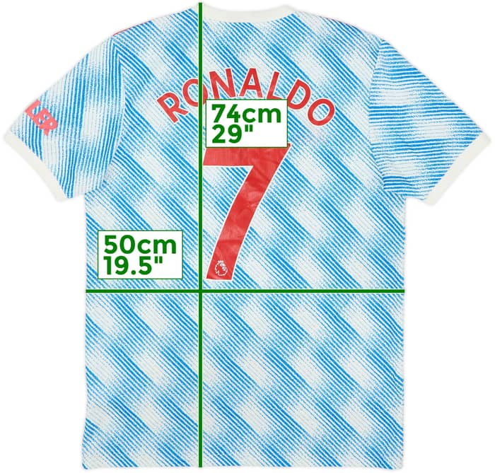 2021-22 Manchester United Camiseta Visitante Ronaldo #7 - 7/10 - (M)