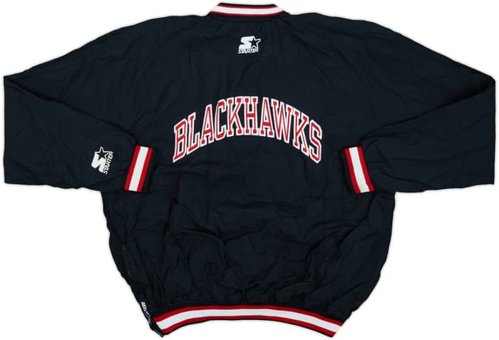 1990s Chicago Blackhawks Starter Pullover Jacket - 6/10 - (L.Boys)