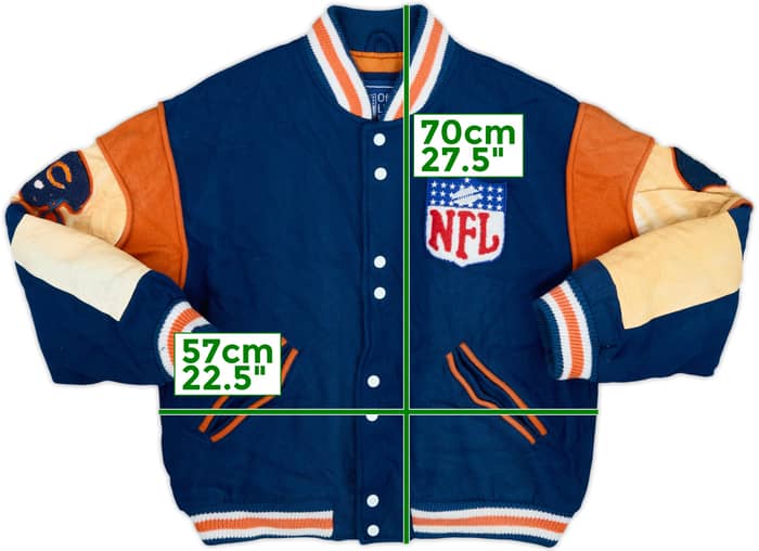 1990s Chicago Bears NFL Varsity Jacket - 7/10 - (M)