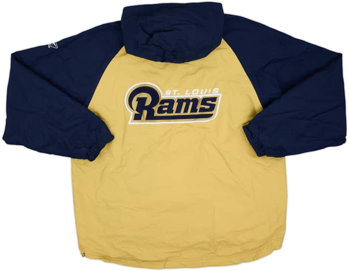 2002-04 St Louis Rams Reebok Reversible Hooded Coat - 6/10 - (L)