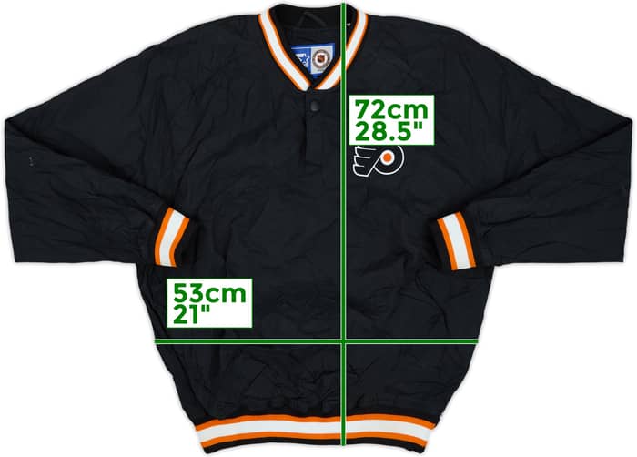 1990s Philadelphia Flyers Starter Pullover Windbreaker Jacket - 9/10 - (M)