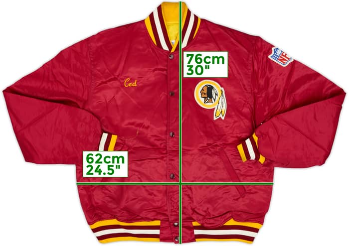1980s Washington Redskins Starter Satin Varsity Jacket - 9/10 - (XL)