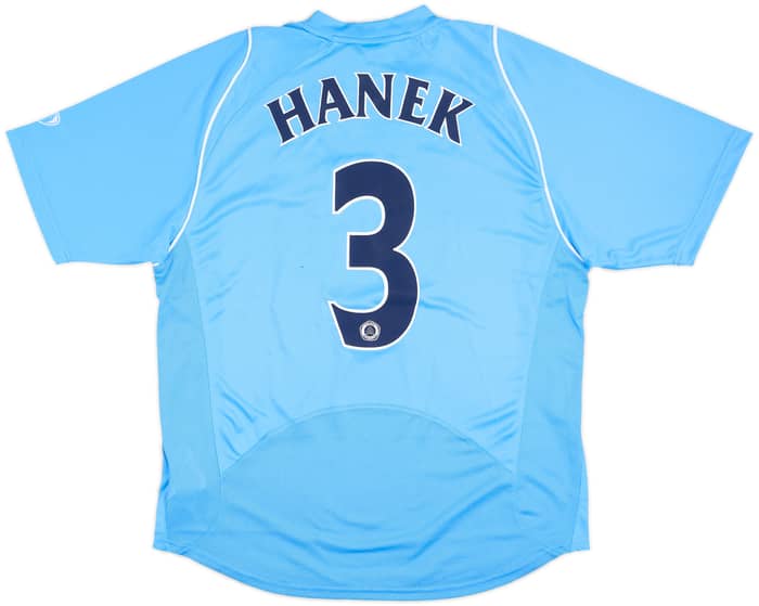 2006-07 Slovan Bratislava Squad Signed Home Shirt Hanek #3 - 8/10 - (L)