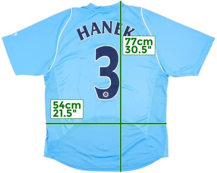 2006-07 Slovan Bratislava Squad Signed Home Shirt Hanek #3 - 8/10 - (L)