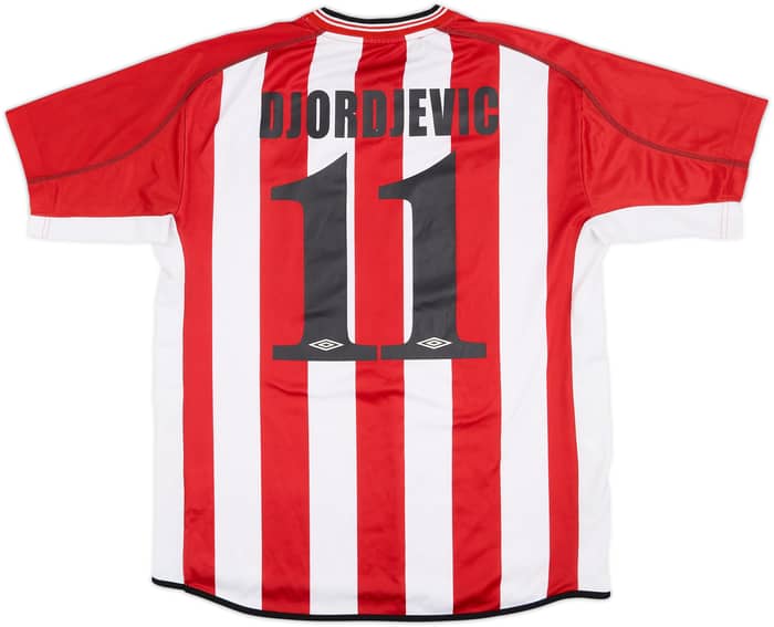 2002-03 Olympiakos Home Shirt Djordjevic #11 - 8/10 - (L)