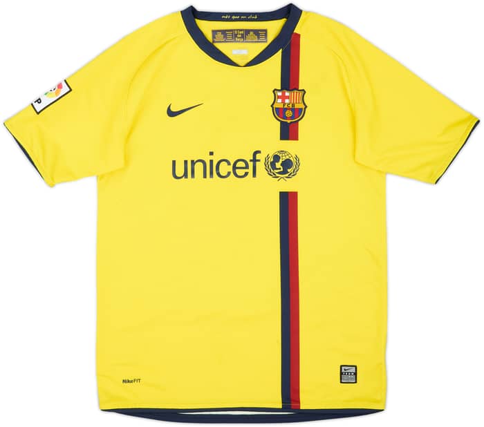 2008-10 Barcelona Away Shirt Ibrahimovic #9 - 6/10 - (XL.Boys)