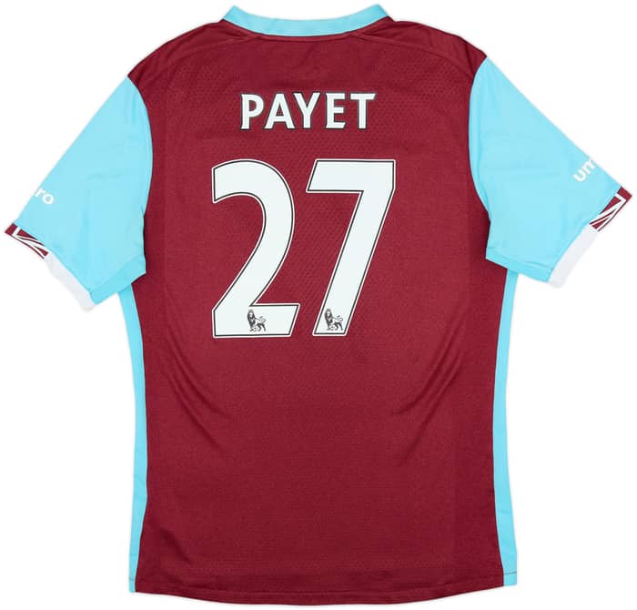 2016-17 West Ham Home Shirt Payet #27 - 6/10 - (L)