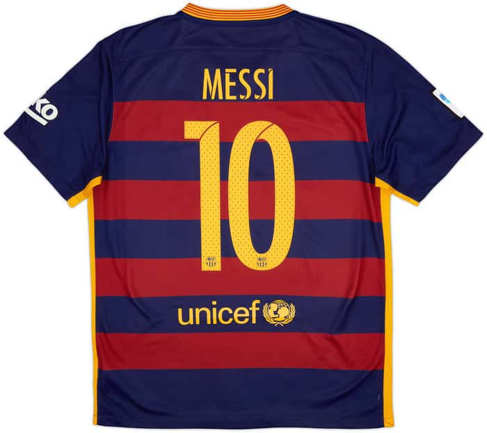 Camiseta de local del Barcelona 2015-16 Messi #10 - 7/10 - (M)